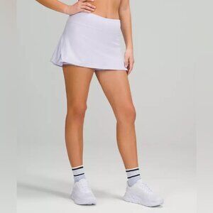 Lululemon Athletica PLAY OFF THE PLEATS TENNIS SKIRT BLUE DAYDREAM SIZE 6 NWT